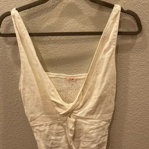 White crop tank